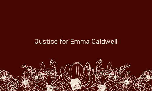 Finally, Justice for Miss Emma Caldwell