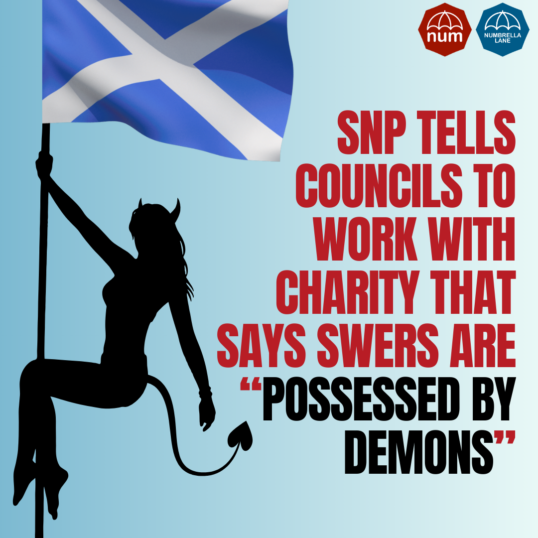 News: Scottish councils reject SNP proposals to partner with religious charity that says sex workers are “possessed by demons”