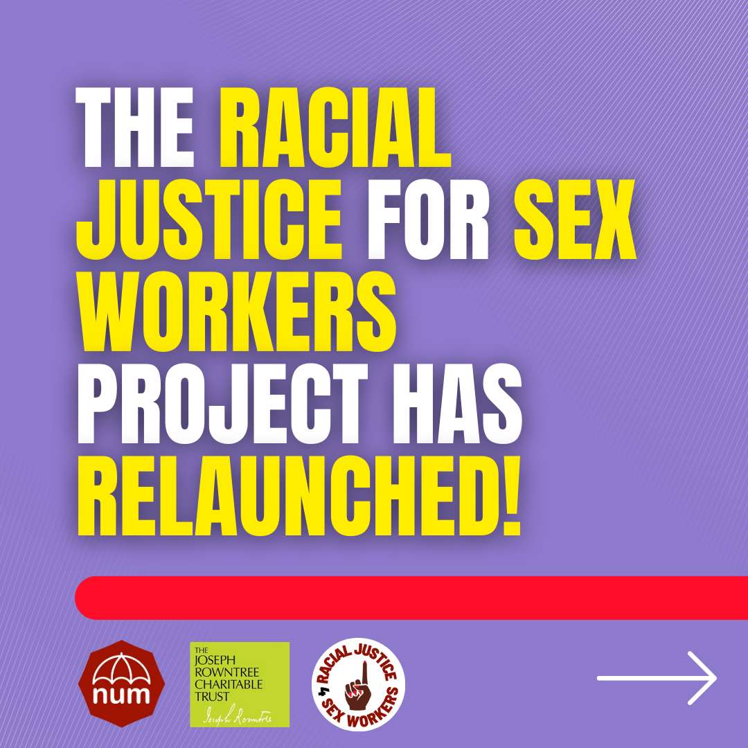 Racial Justice for Sex Workers Project Relaunch!