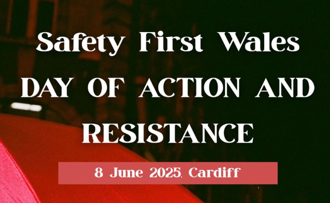 Sex Worker Resistance Event by Safety First Wales in Cardiff on 8th June 2025