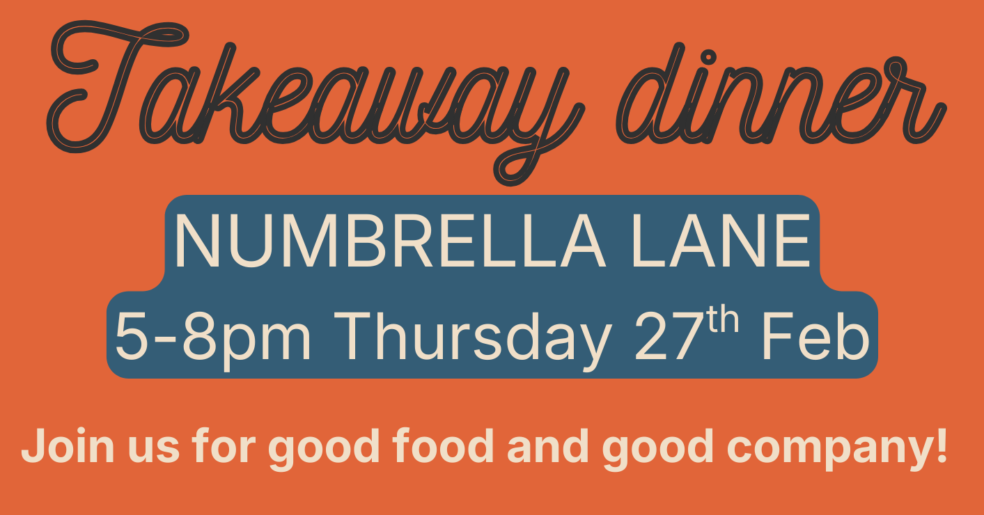 EVENT: Takeaway Night at NUMbrella Lane!