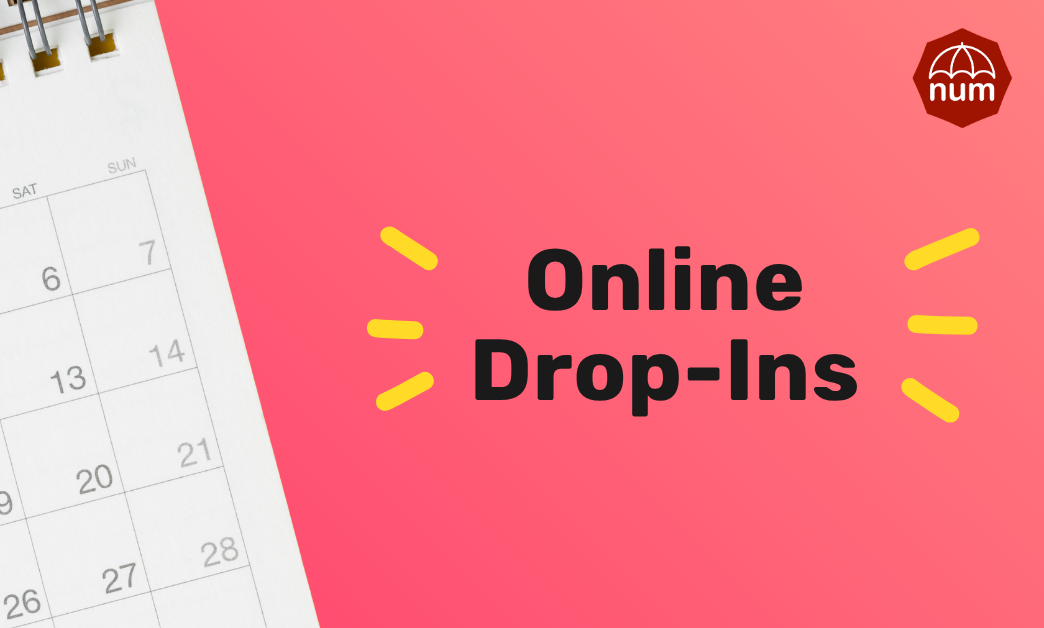 NUM online drop-ins in June