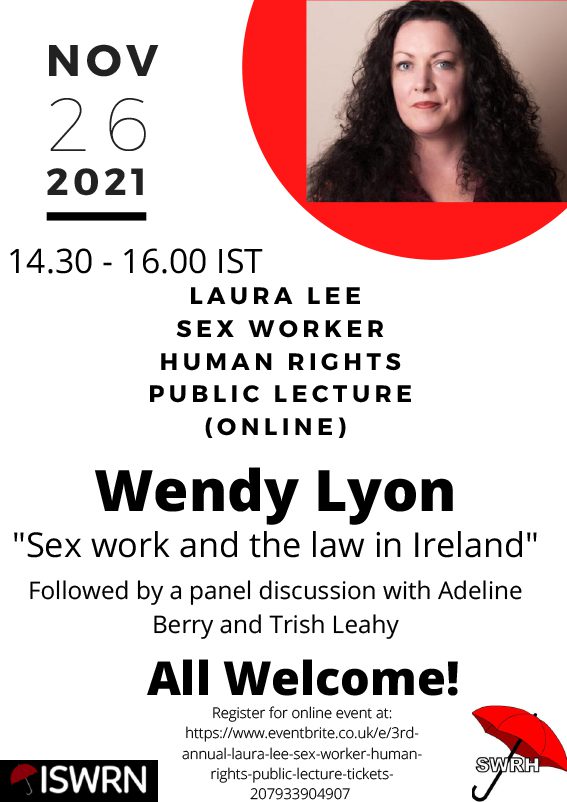 3rd Annual Laura Lee Sex Worker Human Rights Public Lecture