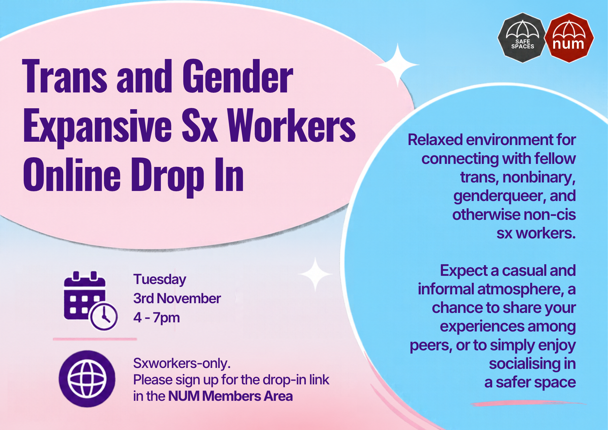 Online Drop-In: Trans and Gender Expansive Sex Workers
